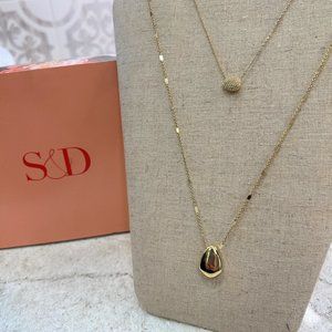 Stella & Dot Ulani Double Strand Layered Necklace